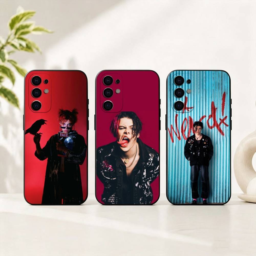 Phone Cases Uk Samsung - İngiliz şarkıcı Y-Yungblud telefon kılıfı siyah