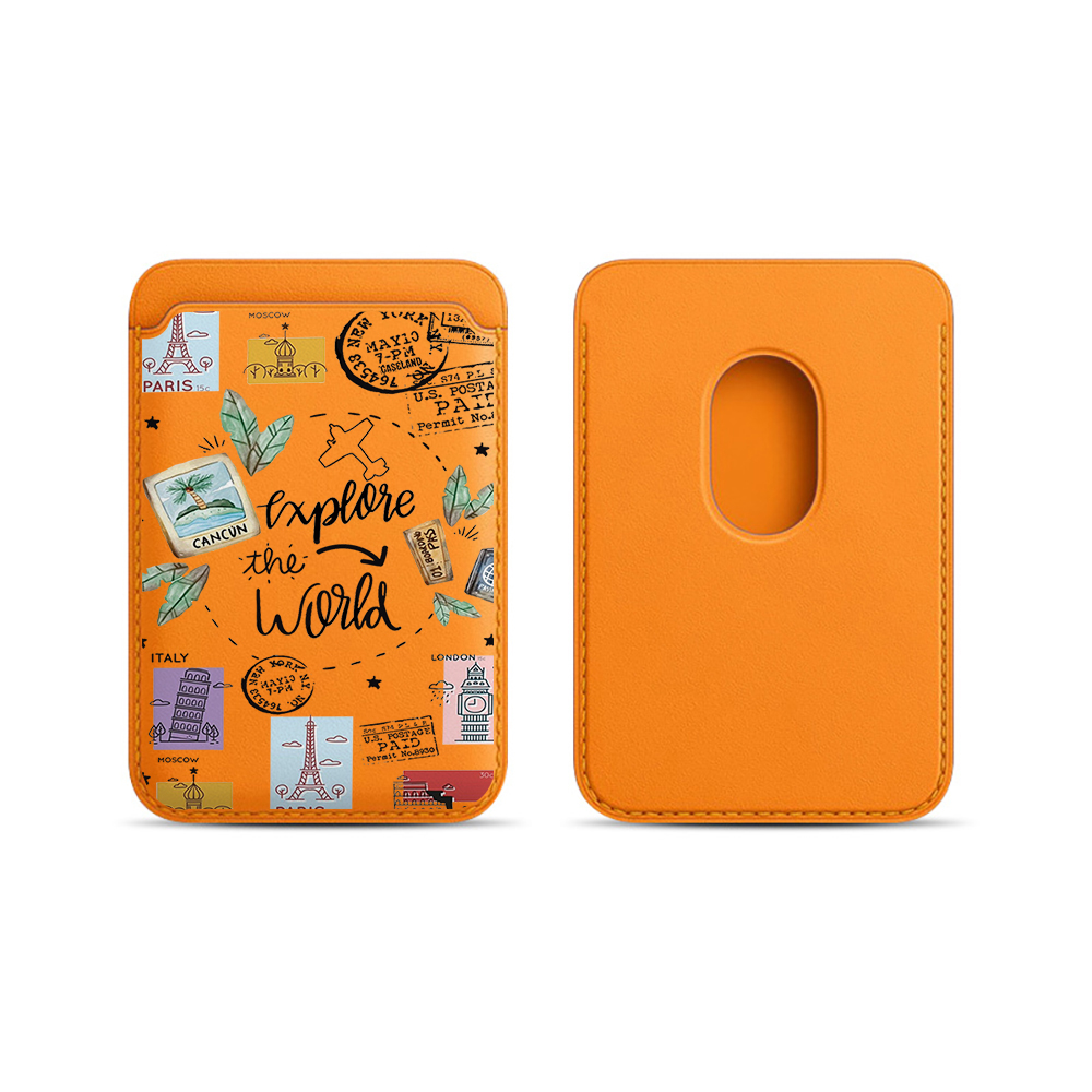 Phone Cases With Wallet On Back - Trend INS Deri Kart Cüzdanı Telefon