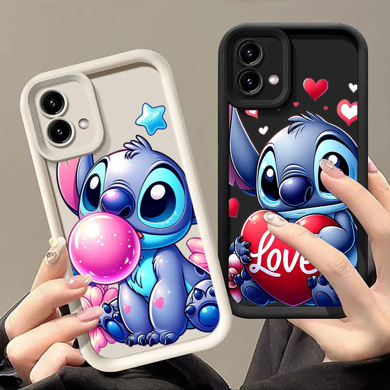 Phone Cases Disney - Sevimli Stitch Aşk Telefon Kılıfı Motorola
