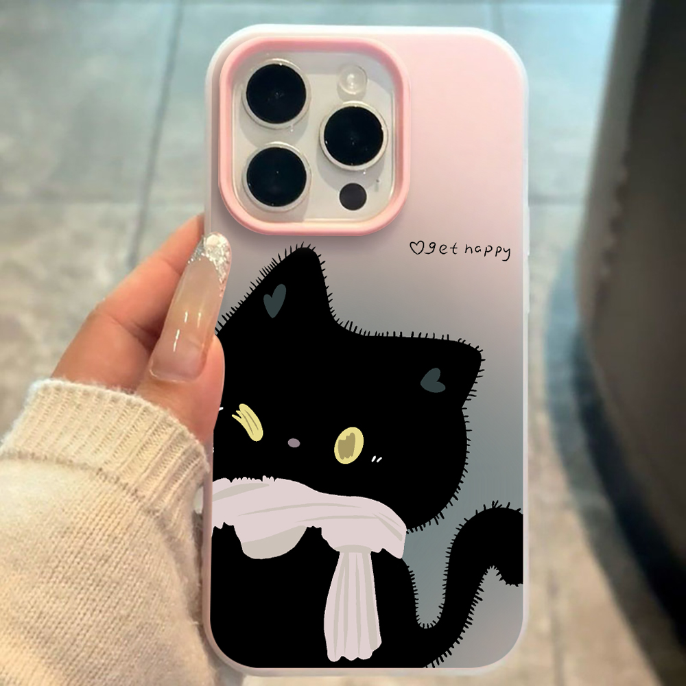 Phone Cases Xiaomi 14T - INS Çift Siyah Beyaz Kedi Şeker