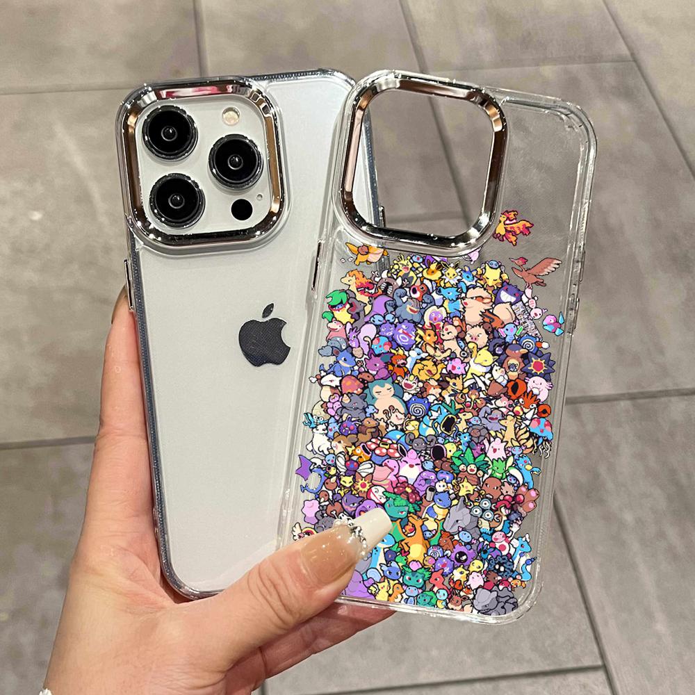 Cute Anime Case - Sevimli Karikatür P-Pokemon Koleksiyonu Telefon Kılıfı