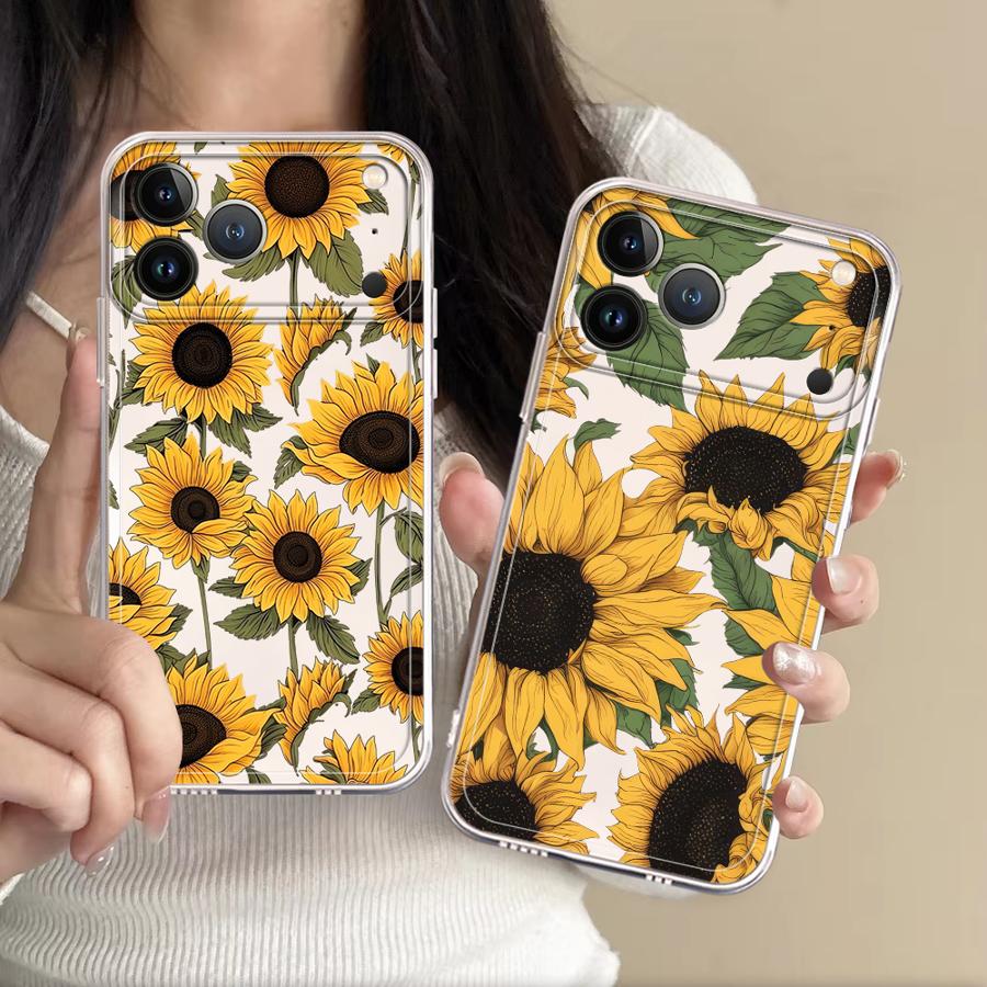 Phone Cases Iphone 17 Pro Max - Sevimli Ayçiçeği Desenli Kılıf Apple iPhone