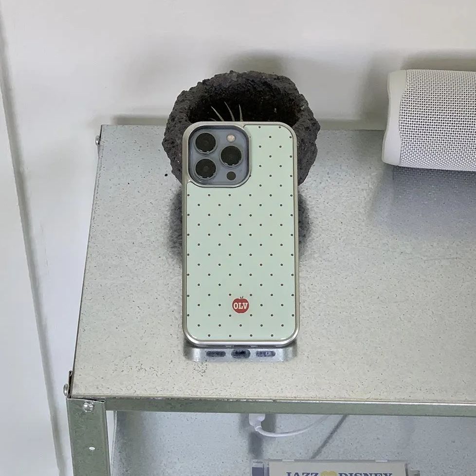 Phone Cases Green - Kore Tarzı Lüks Karikatür Desenli Nane