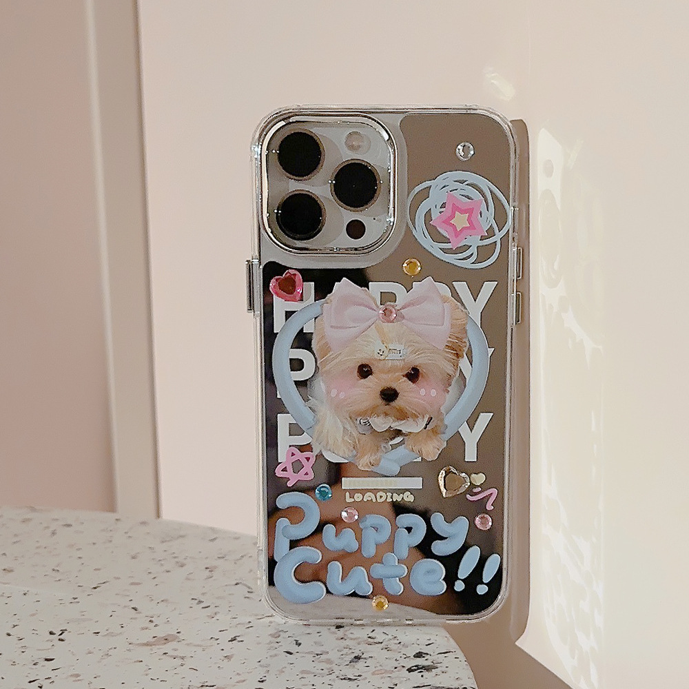 Phone Cases Diy - Sevimli Karikatür Köpek Yavrusu DIY Elmas