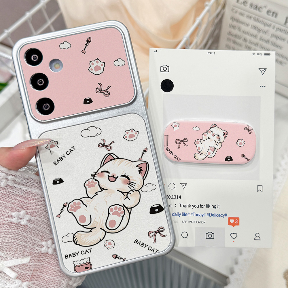 Cute Anime Case - Karikatür Sevimli Kedi Telefon Kılıfı Samsung