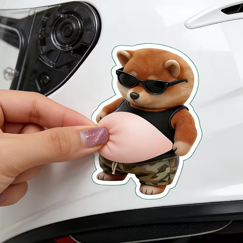 Phone Cases Big W - 2/4 adet 3D Köpek Yavrusu Gözlüklü
