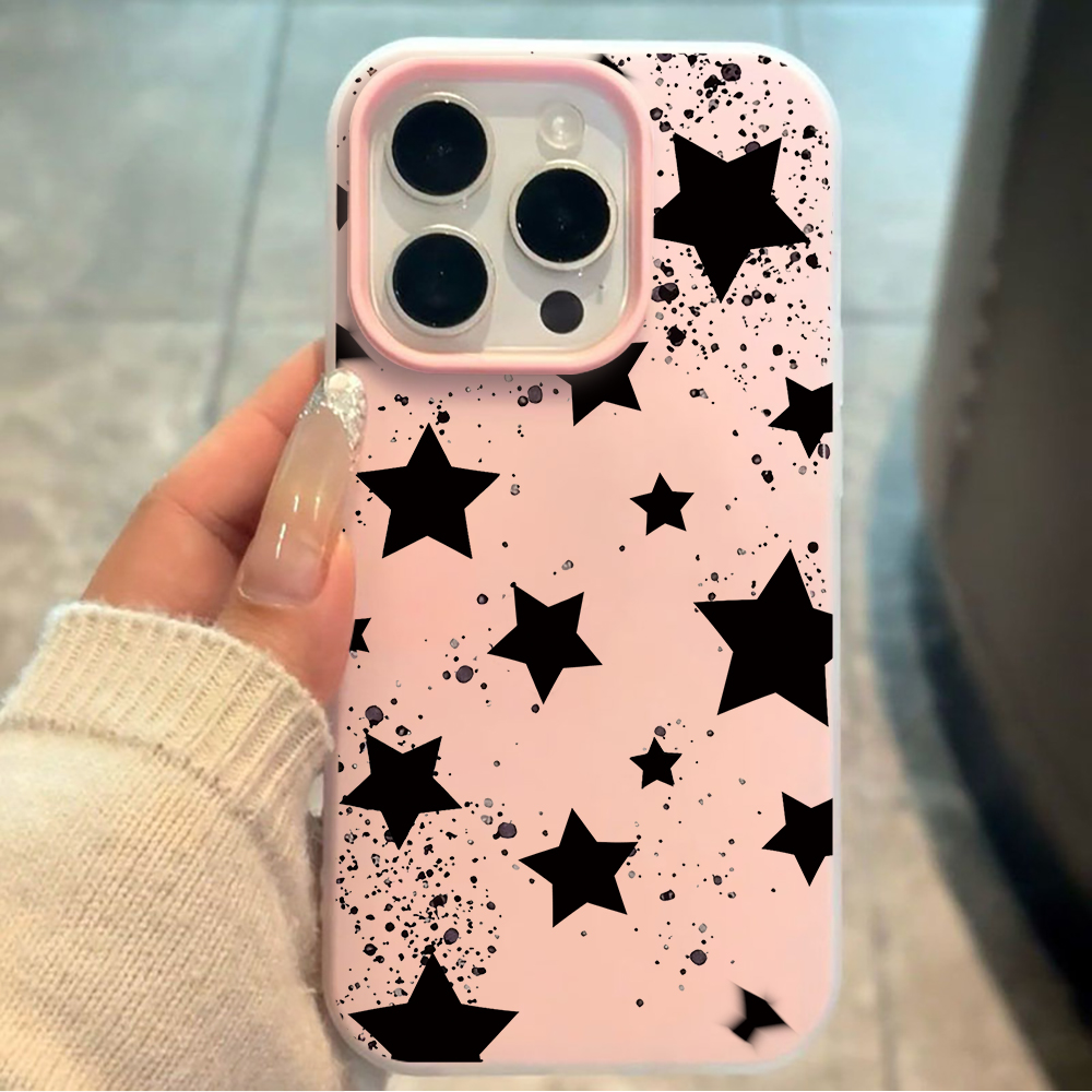 Phone Cases Xiaomi 14T - Siyah Yıldız Rock Tarzı Telefon Kılıfı