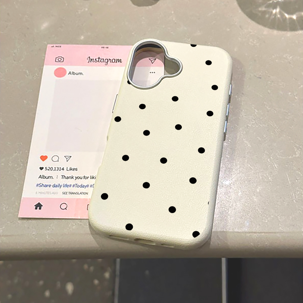 Phone Cases Xiaomi 14T - Minimalist Siyah Puantiyeli Telefon Kılıfı Xiaomi