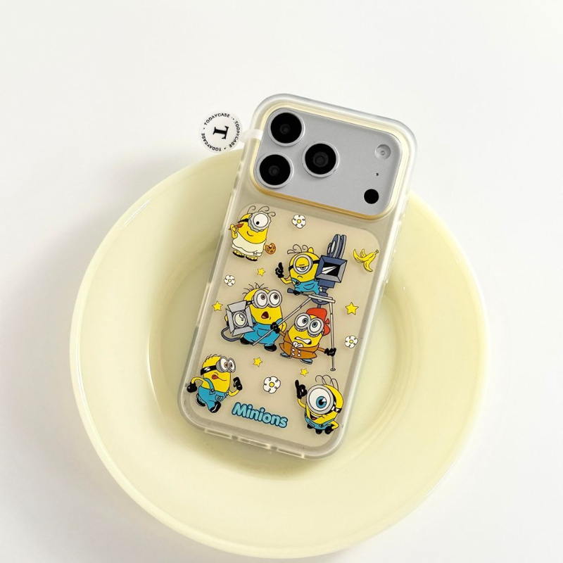 Cute Anime Case - Sevimli Karikatür Minyonlar Telefon Kılıfı iPhone
