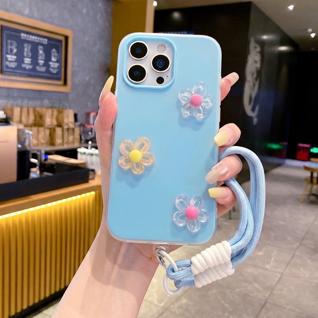 Phone Cases Diy - Mavi 2'si 1 Arada 3D DIY