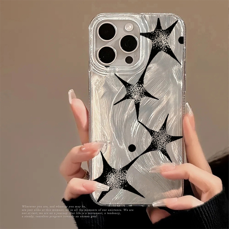 Phone Cases Protective - Parlayan Yıldız Trend Desenli Telefon Kılıfı