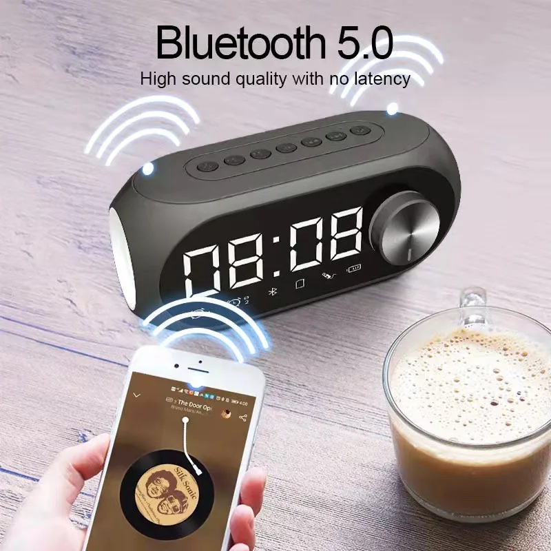 Phone Cases Big W - Çalar Saat Taşınabilir Bluetooth Hoparlör Radyo