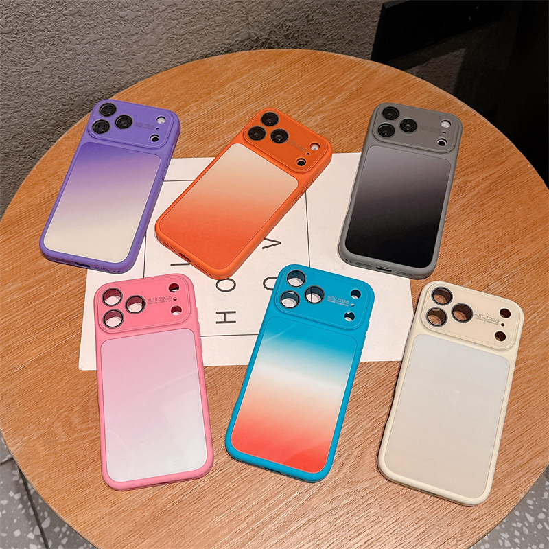 Phone Cases Iphone 17 Pro Max - Lüks Şeker Renkli Gradyan Telefon Kılıfı