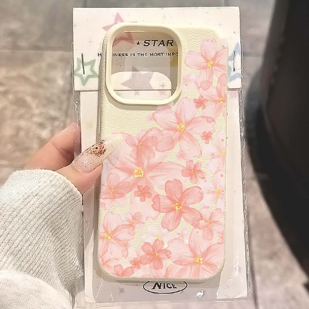 Phone Cases Pink - Pembe Sakura Çiçek Desenli Mat Telefon