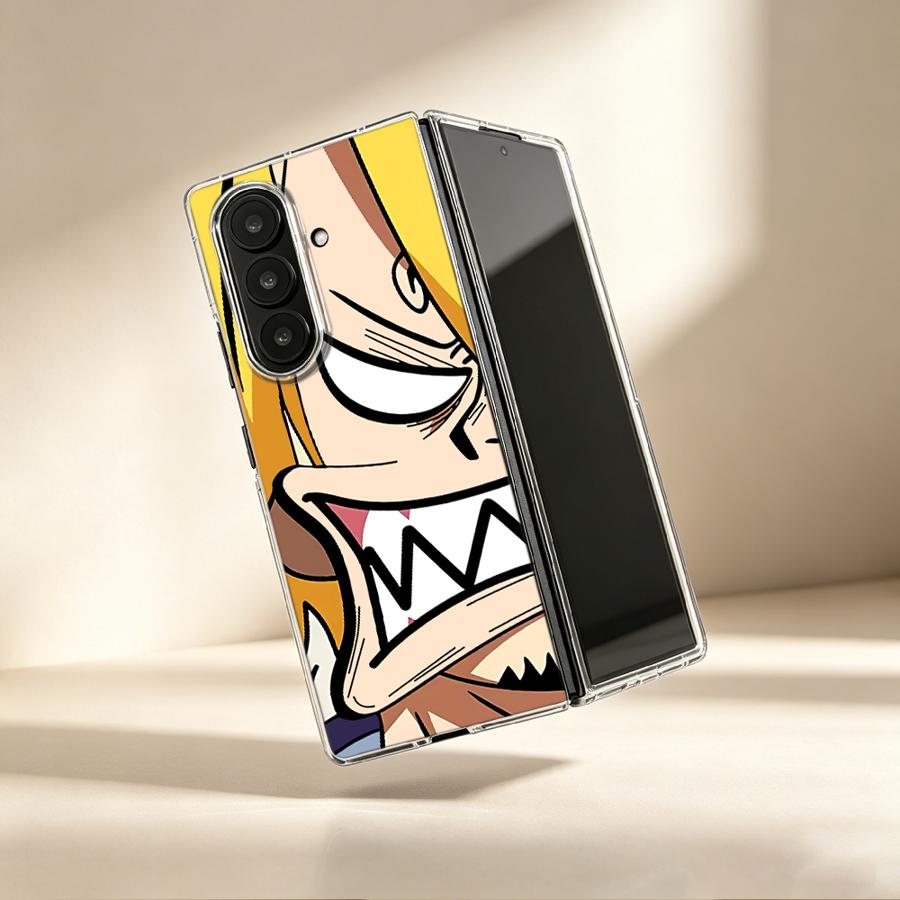 Phone Cases Z Fold 5 - Kızgın Sanji Anime Kılıfı Samsung Galaxy