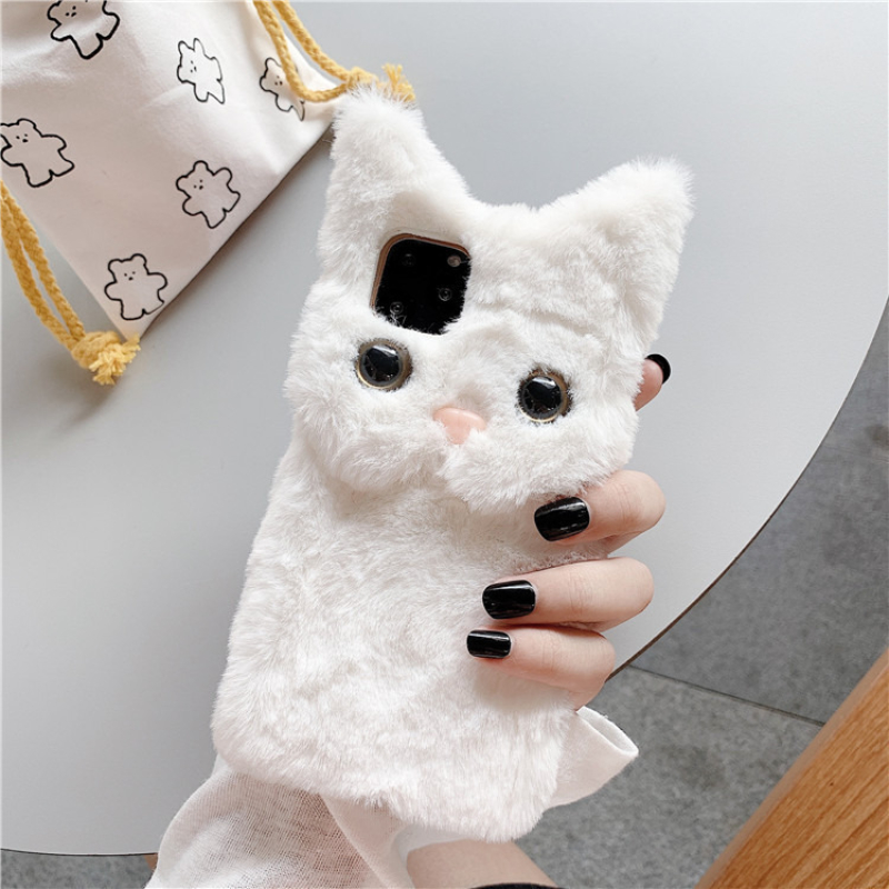 3D Sevimli Karikatür Kedi Tüyl - Phone Cases Iphone 17 Pro Max incelemesi ve fiyatı