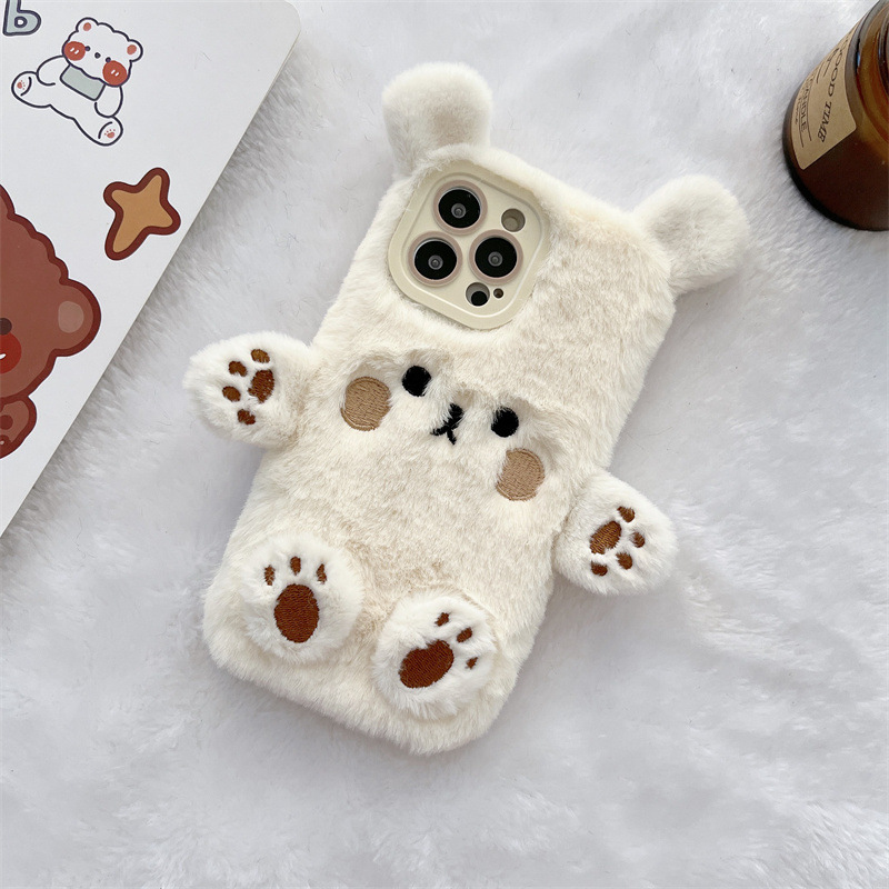 Kore 3D Çizgi Film Ayı Tüylü P - Phone Cases Iphone 17 Pro Max incelemesi ve fiyatı