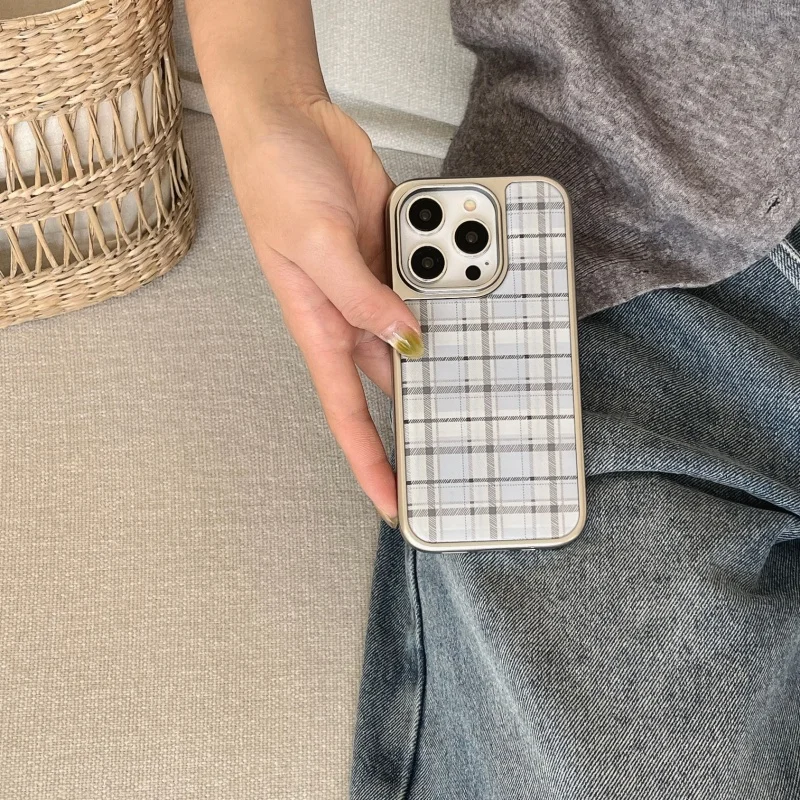 Kore Tarzı Epoksi Mavi Ekose D - Phone Cases Green incelemesi ve fiyatı
