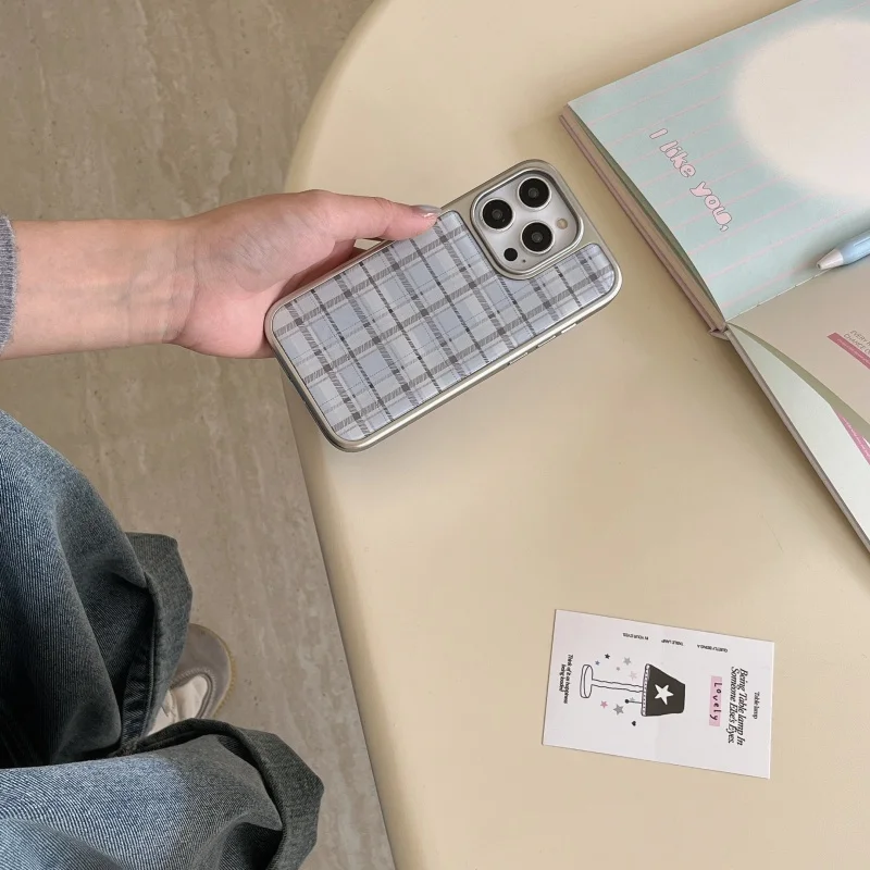 Kore Tarzı Epoksi Mavi Ekose D - Phone Cases Green incelemesi ve fiyatı