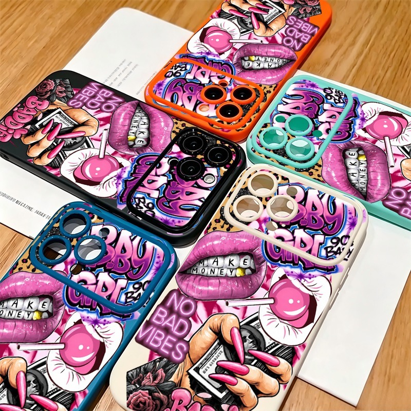 Hip Hop Pembe Dudaklı Bebek Kı - Phone Cases Pink incelemesi ve fiyatı