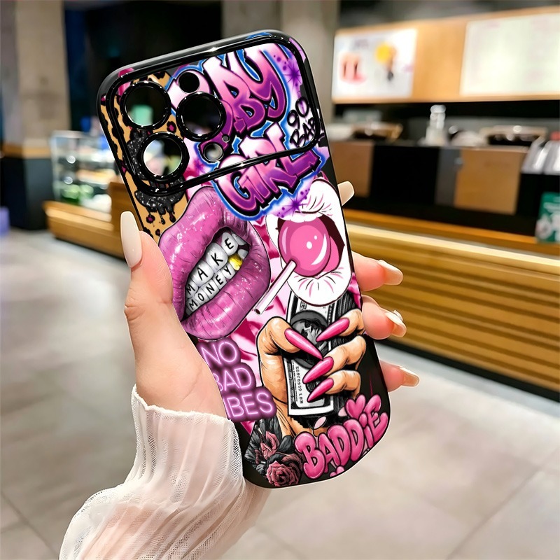 Hip Hop Pembe Dudaklı Bebek Kı - Phone Cases Pink incelemesi ve fiyatı