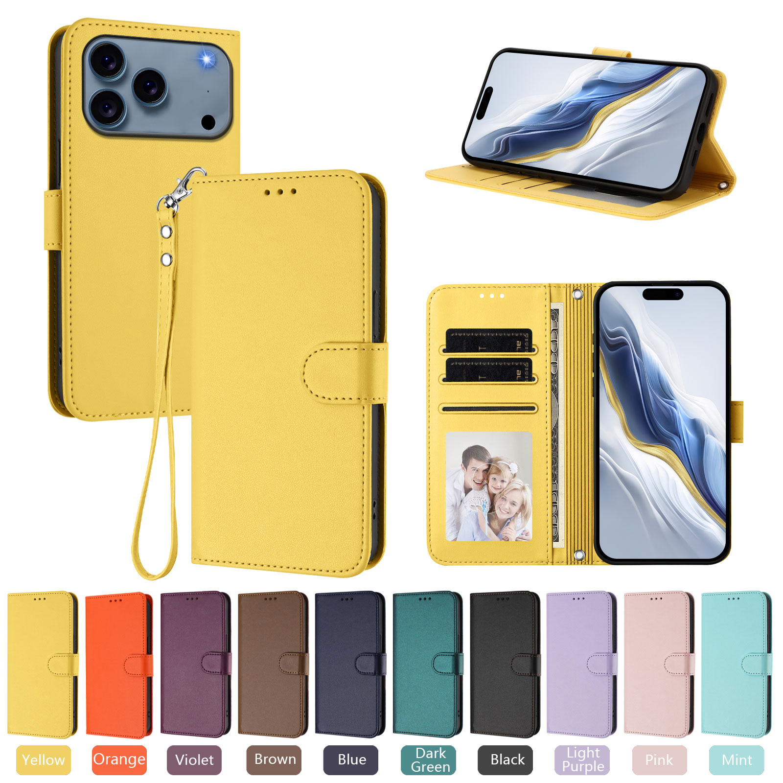 iPhone 17 13 14 15 16 12 Pro M - Phone Cases With Wallet On Back incelemesi ve fiyatı
