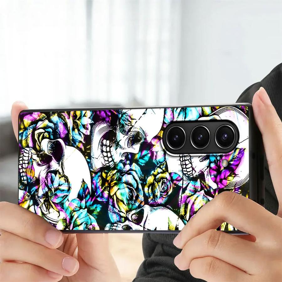 Kafatası Sanat Kılıf Samsung G - Phone Cases Z Fold 5 incelemesi ve fiyatı