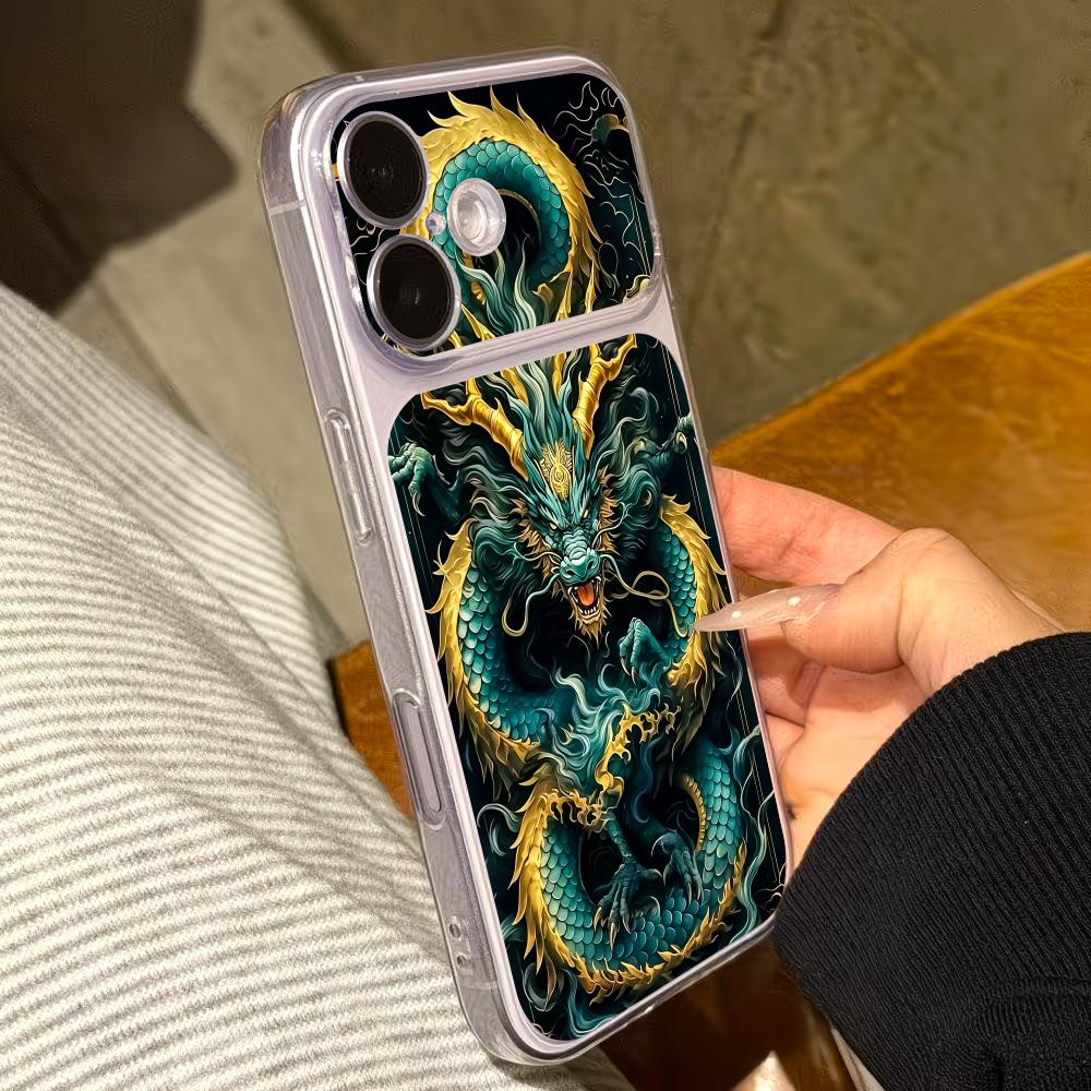 Yeşil Ejderha tasarımlı şeffaf - Phone Cases Green incelemesi ve fiyatı