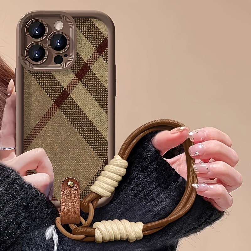 Kahverengi Çizgili Kordon Askı - Phone Cases Brown incelemesi ve fiyatı