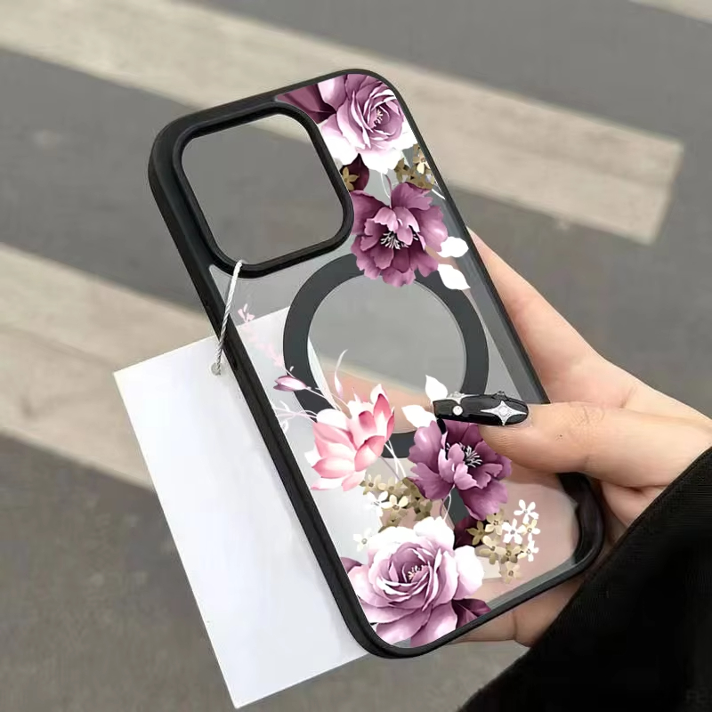 Lavanta Pembesi Çiçek Baskılı  - Phone Cases Pink incelemesi ve fiyatı