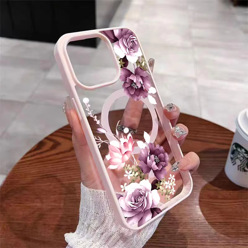Lavanta Pembesi Çiçek Baskılı  - Phone Cases Pink incelemesi ve fiyatı