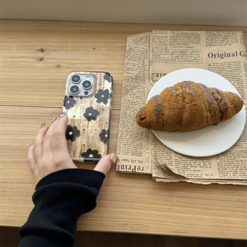 Retro Kahverengi Siyah Benekli - Phone Cases Brown incelemesi ve fiyatı