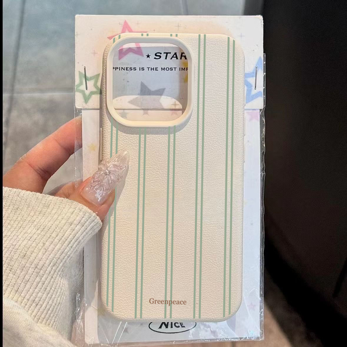 Yeşil Şerit Lichee Desen Telef - Phone Cases Green incelemesi ve fiyatı