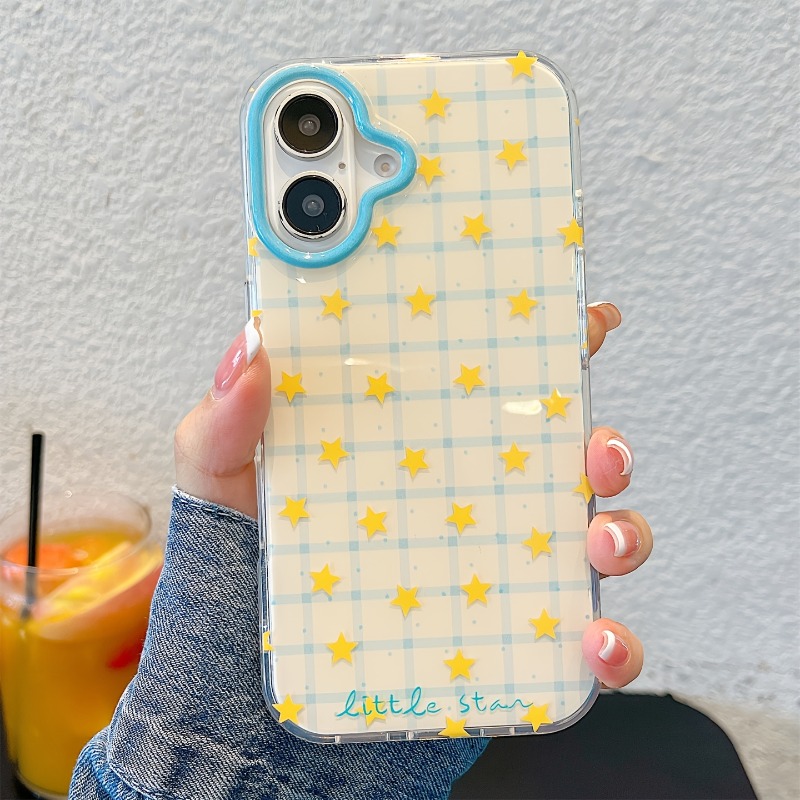 Sarı Yıldızlı Kareli Desenli T - Phone Cases Protective incelemesi ve fiyatı