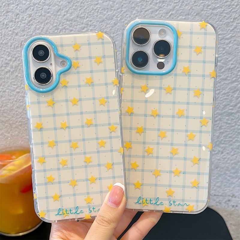 Sarı Yıldızlı Kareli Desenli T - Phone Cases Protective incelemesi ve fiyatı