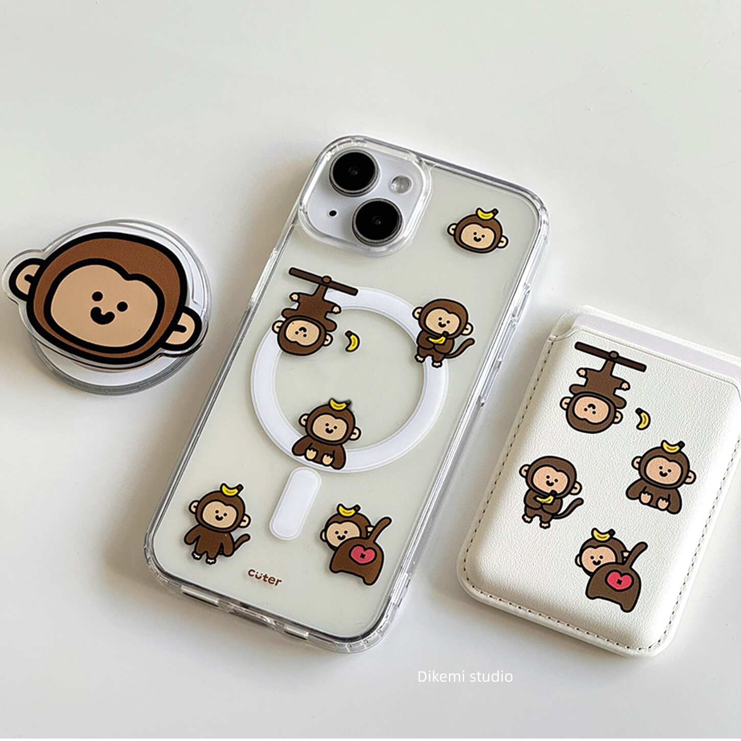 Kahverengi Muz Bebek Maymun Y2 - Phone Cases Brown incelemesi ve fiyatı