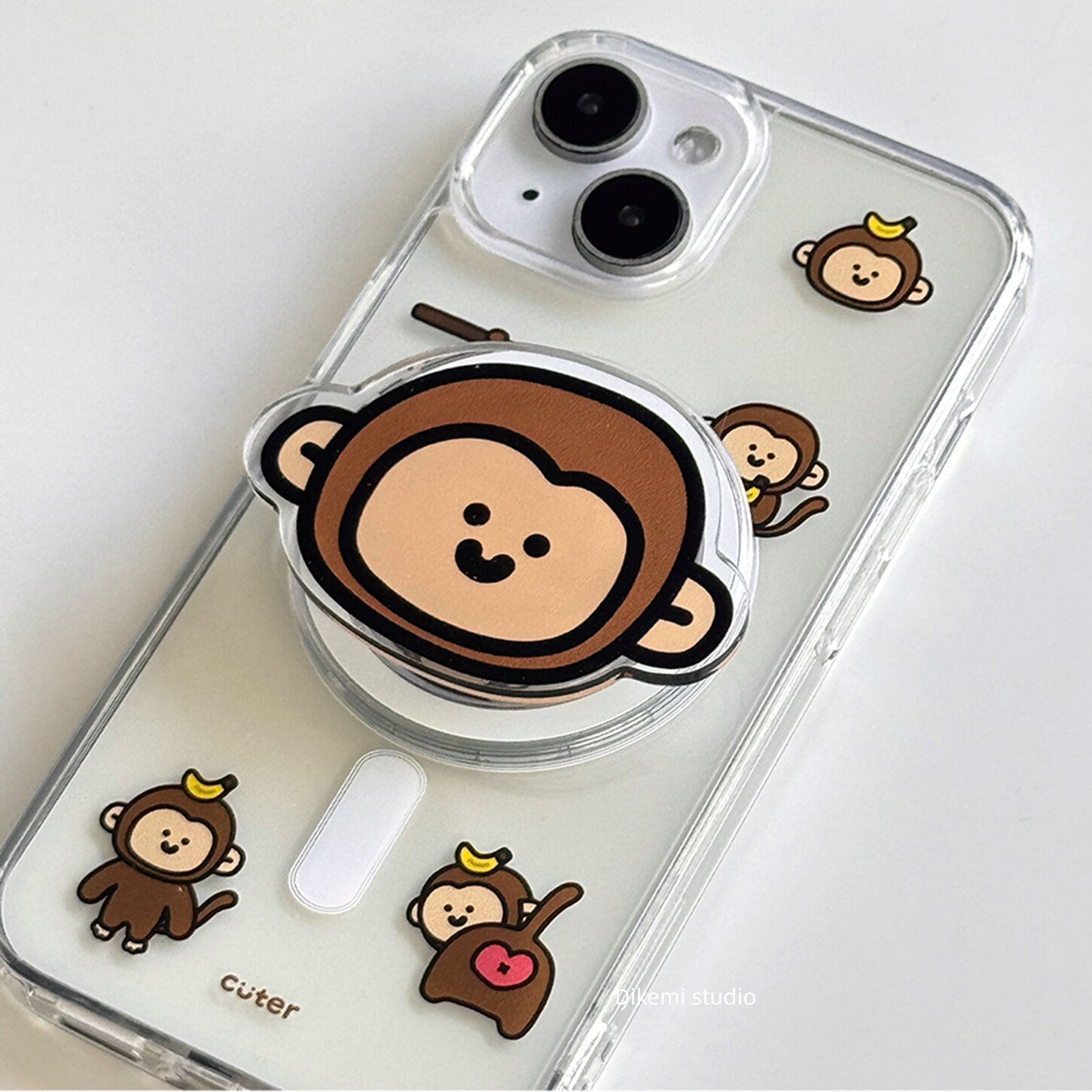 Kahverengi Muz Bebek Maymun Y2 - Phone Cases Brown incelemesi ve fiyatı