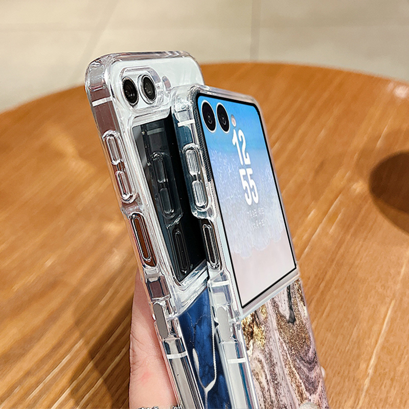 Renkli Mermer Desenli Telefon  - Phone Cases Z Fold 5 incelemesi ve fiyatı
