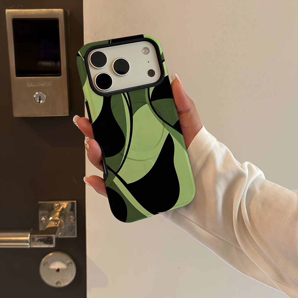 Soyut Yeşil Dalga Desenli Many - Phone Cases Green incelemesi ve fiyatı