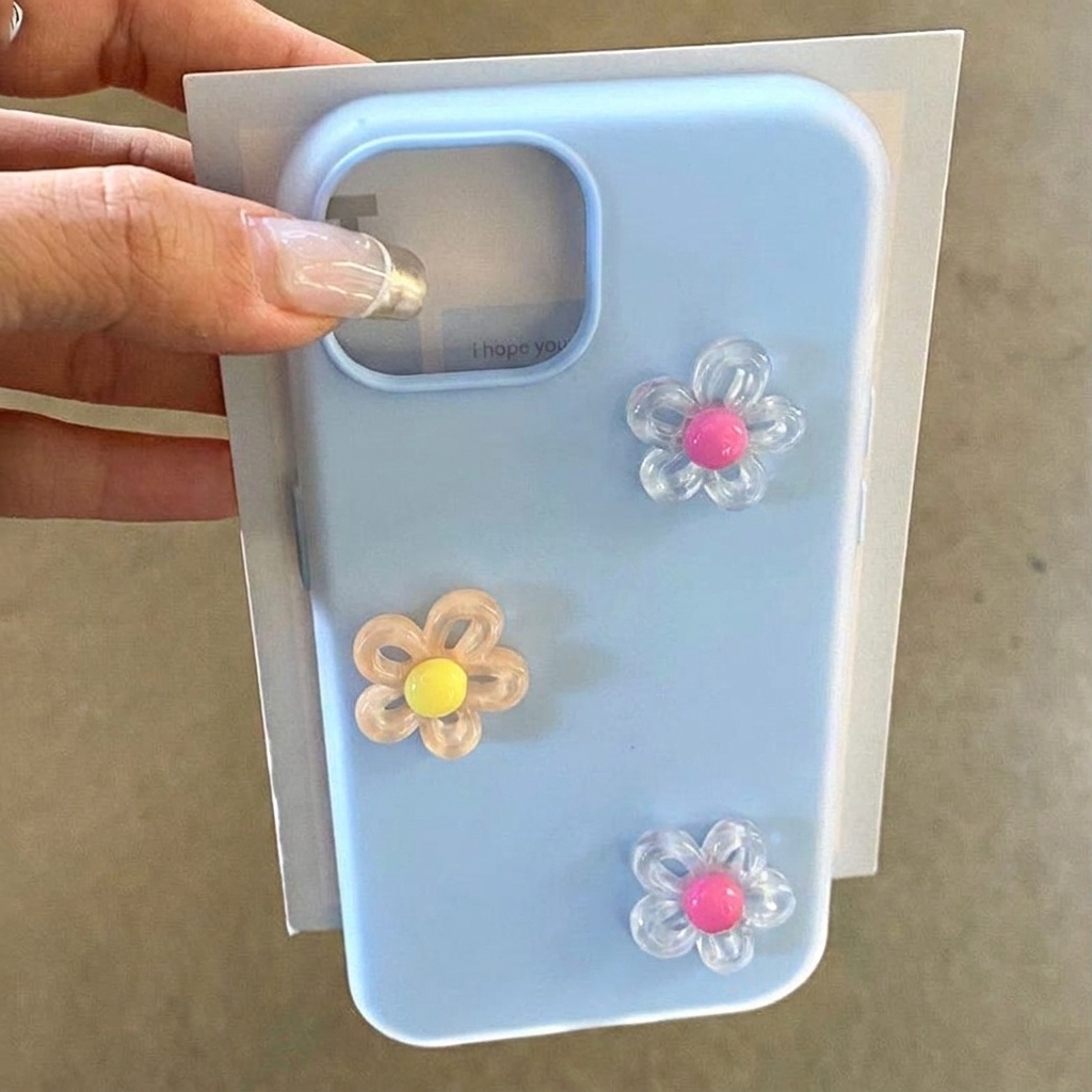 Mavi 2'si 1 Arada 3D DIY Çiçek - Phone Cases Diy incelemesi ve fiyatı