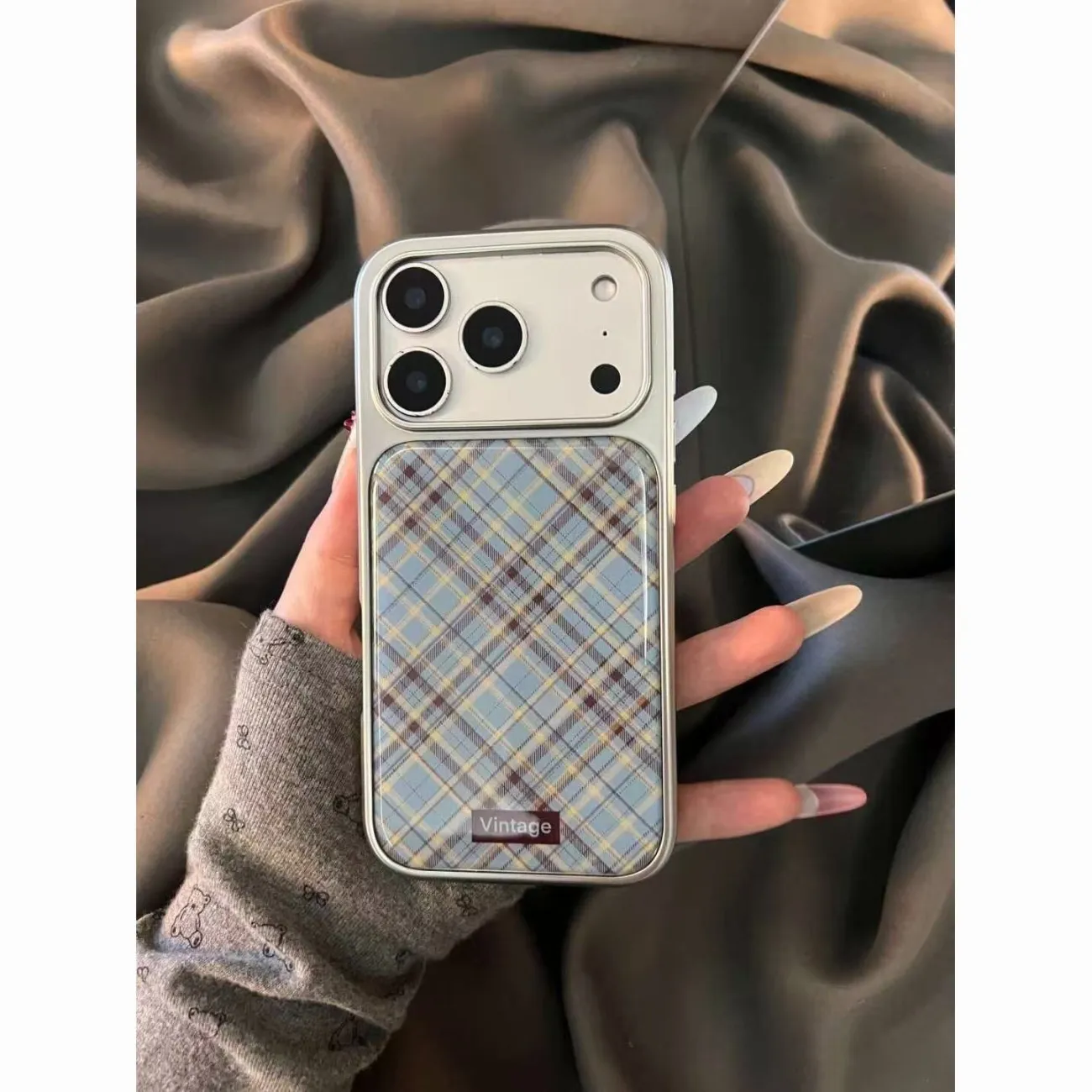 Japon ve Kore Tarzı Retro Mavi - Phone Cases Brown incelemesi ve fiyatı