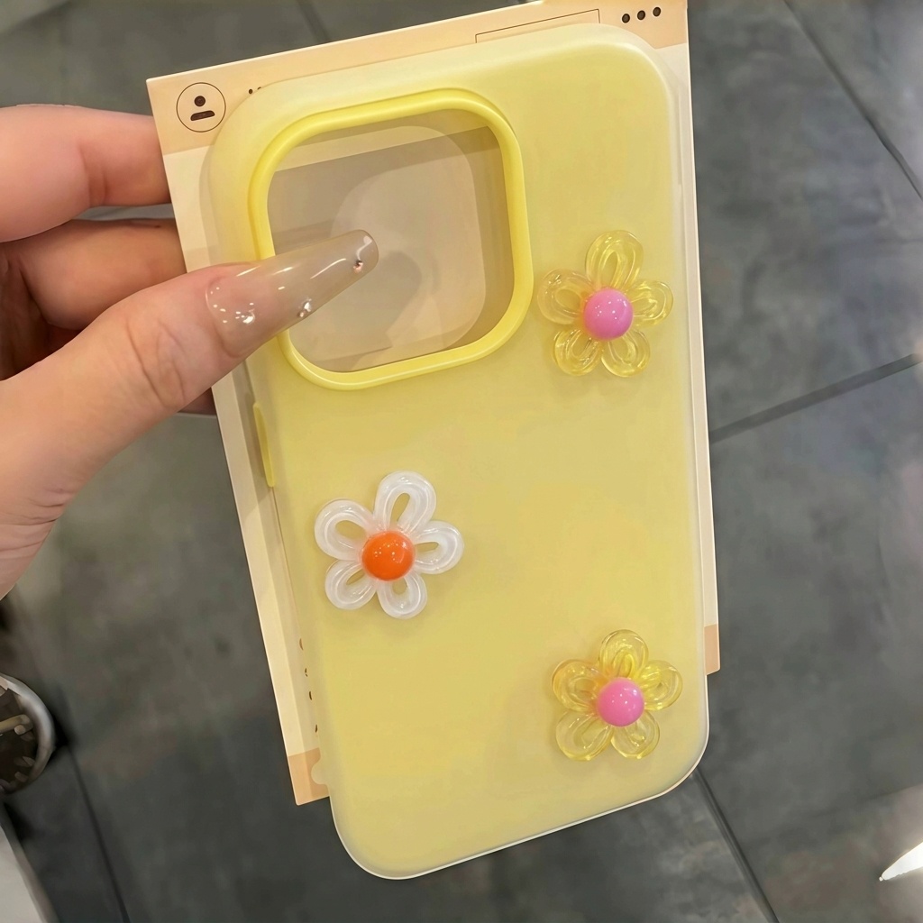 Kore Tarzı 3D DIY Renkli Çiçek - Phone Cases Diy incelemesi ve fiyatı