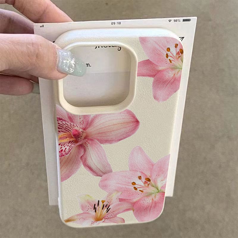 Pembe Zambak Lichee Desenli Te - Phone Cases Pink incelemesi ve fiyatı
