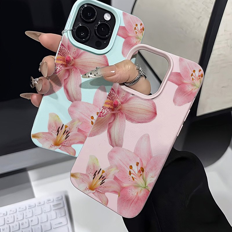 Pembe Zambak Lichee Desenli Te - Phone Cases Pink incelemesi ve fiyatı