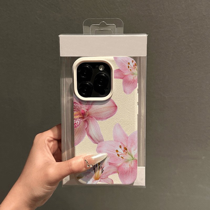 Pembe Zambak Lichee Desenli Te - Phone Cases Pink incelemesi ve fiyatı